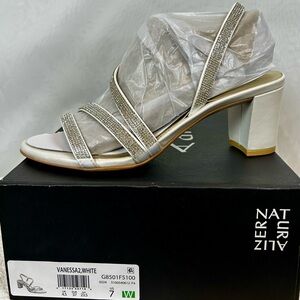 New Naturalizer Vanessa 2 Women’s Sparkly Dress Sandals  / size 7 wide